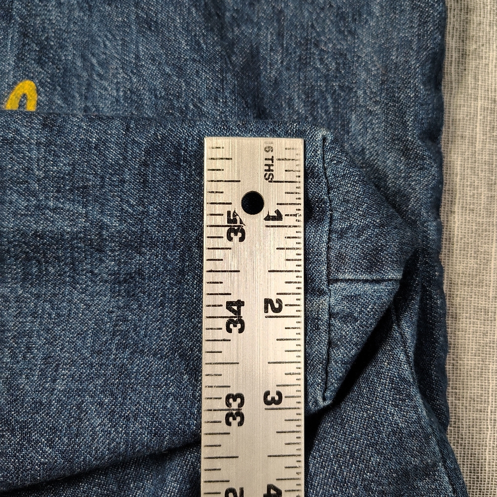Sage‎ Lodge Denim Tote Bag Jean Canvas - Picture 7 of 8